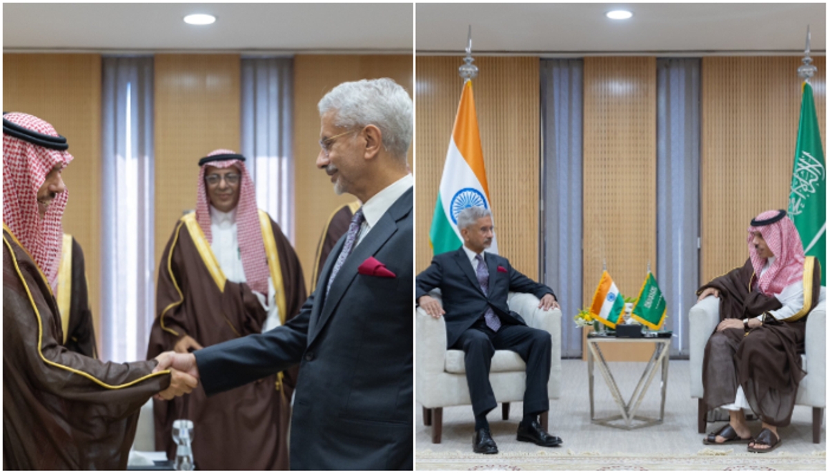 indian foreign minister met saudi counterpart 