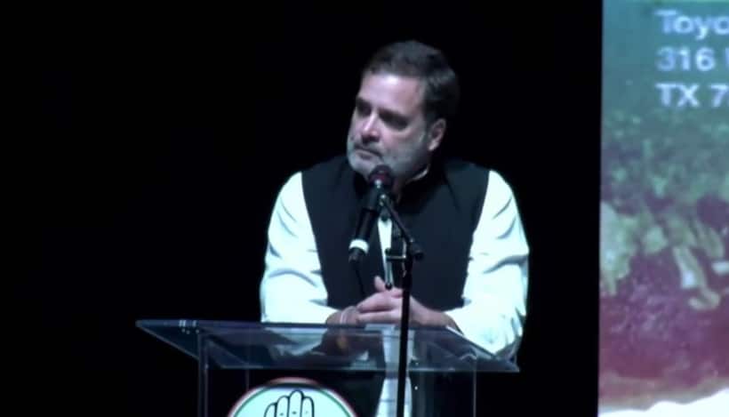 Rahul Gandhi slams PM Modi at US event, says '56 inch chest', direct connection with god is now history