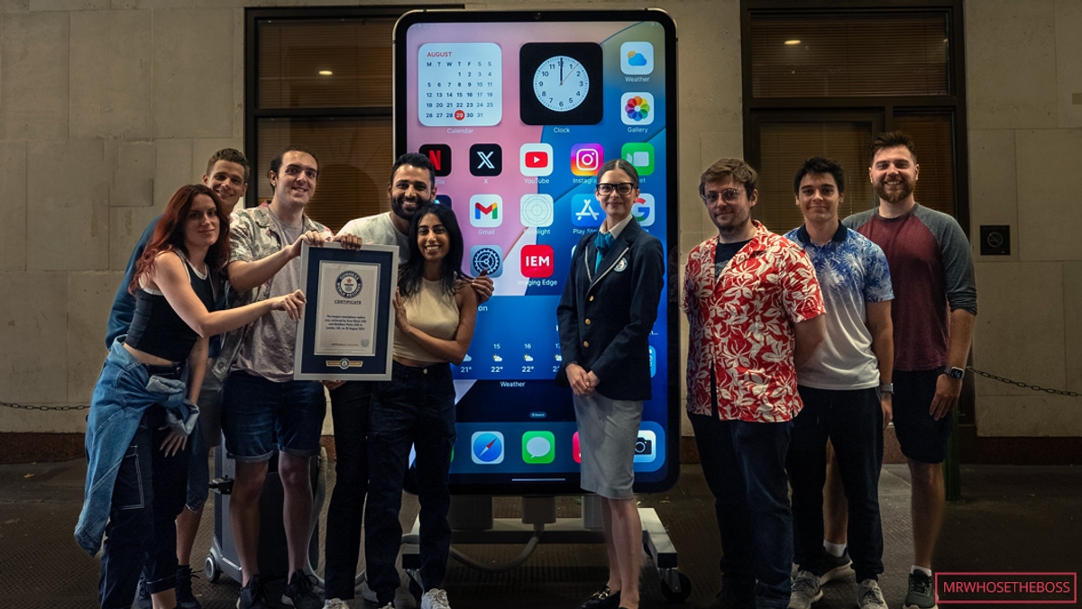 Move over iPhone 16 Pro Max! YouTuber builds world's largest Apple iPhone measuring over 6.5 feet tall (WATCH) shk