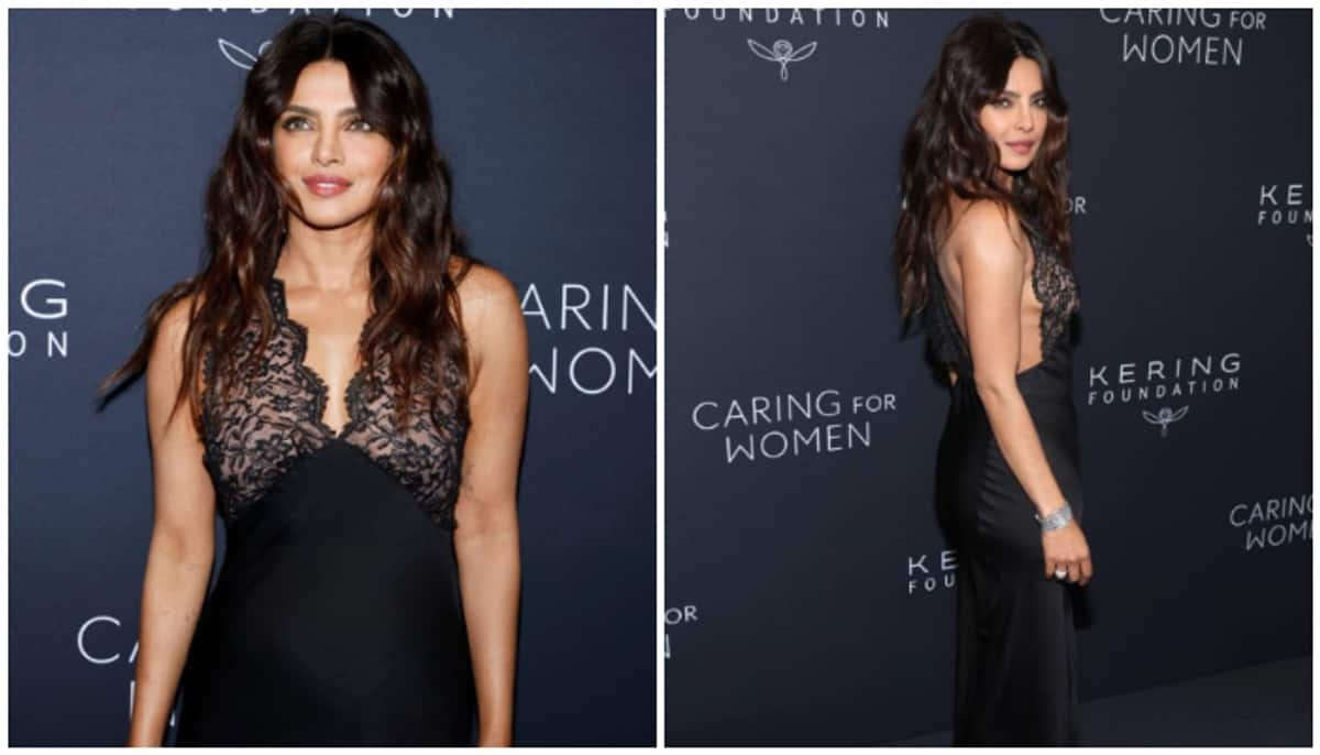 [SEE PICS] Priyanka Chopra slays in a bold black cocktail dress; Turning up the heat in New York RTM