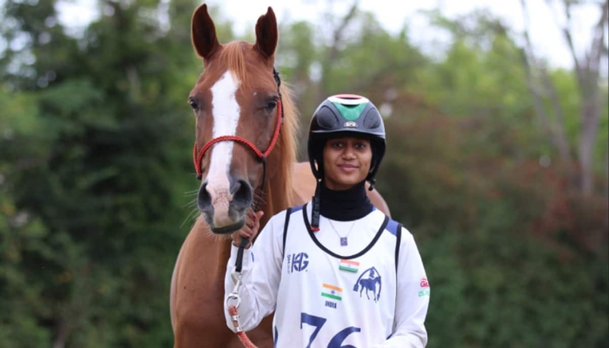 Kerala Girl Nida Anjum Chelat sets equestrian world record in Endurance World Championship