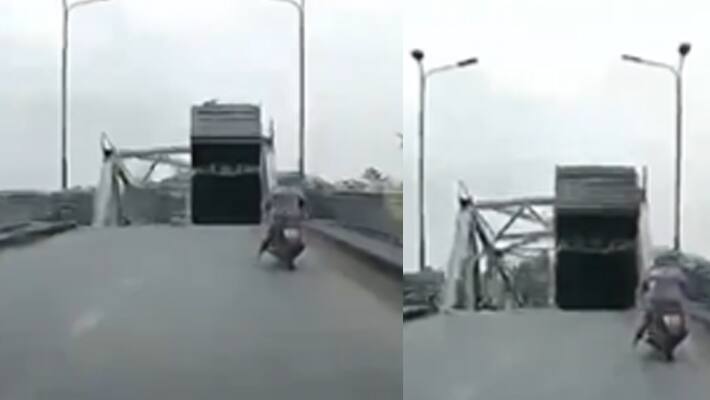 Bridge collapses 