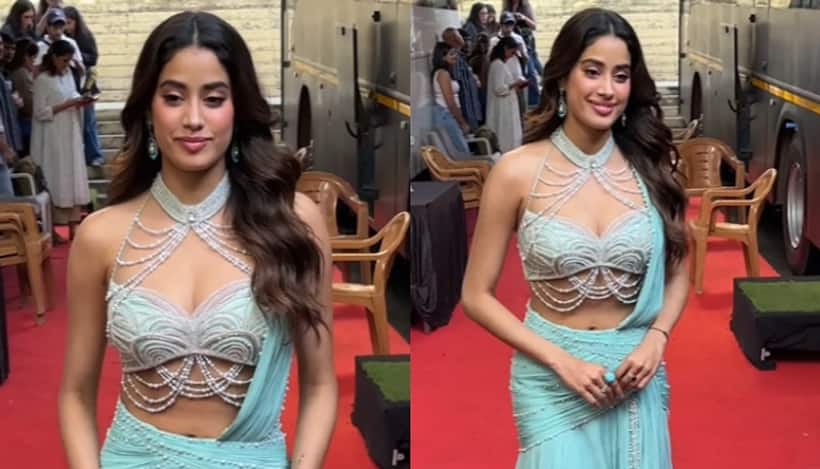 'Aap chor dijiye..', Janhvi Kapoor REACTS angrily after seeing paparazzi push each other to click her - WATCH