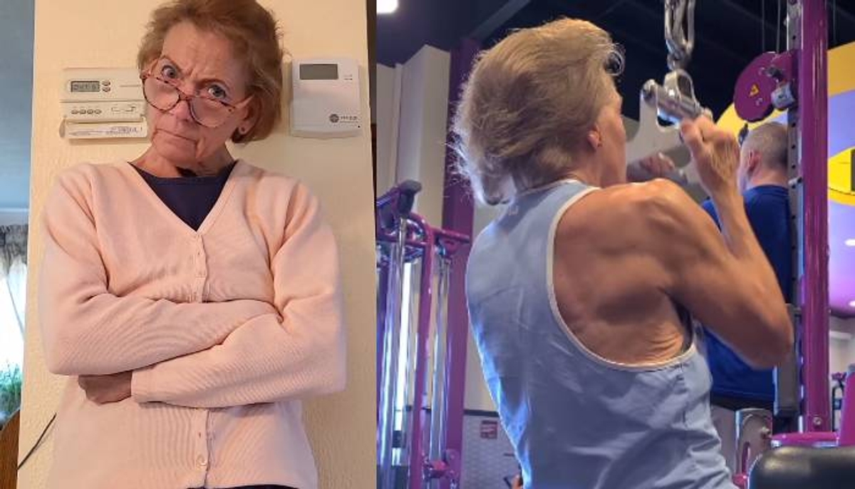 woman at 68 went viral with her gym workout videos 