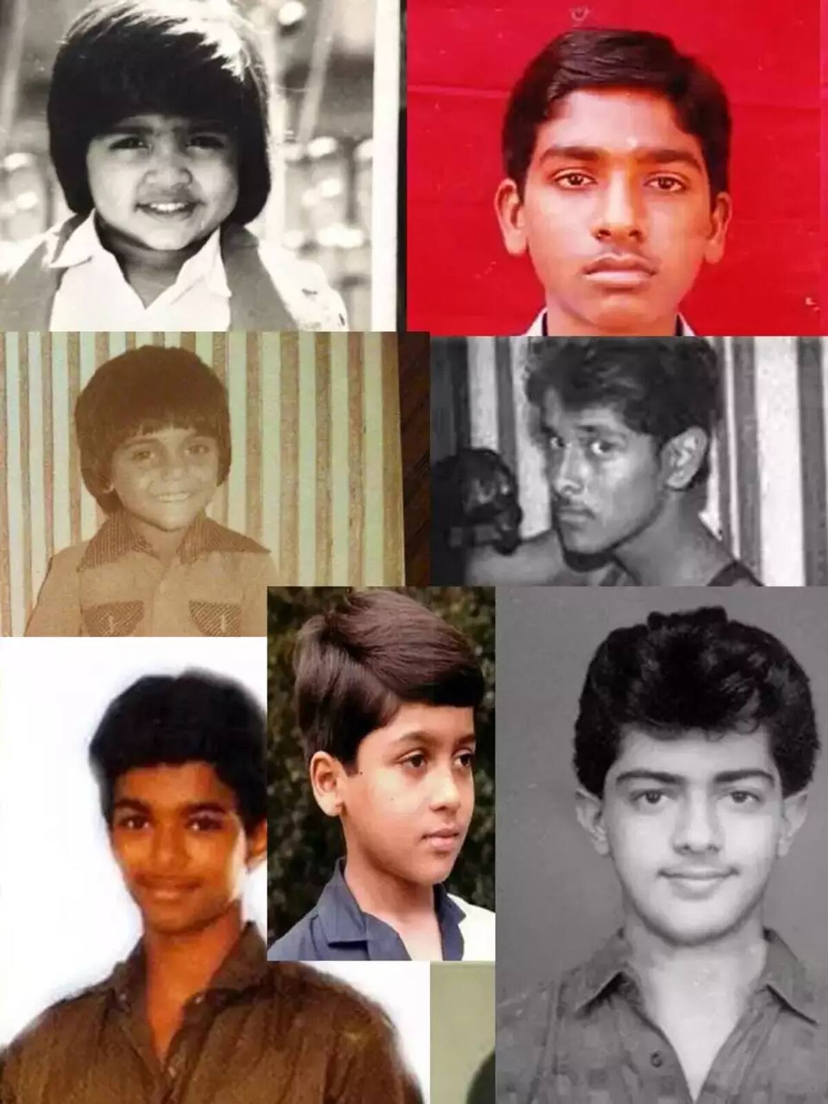 Rajinikanth to Sivakarthikeyan rare childhood photos of Kollywood Stars gan