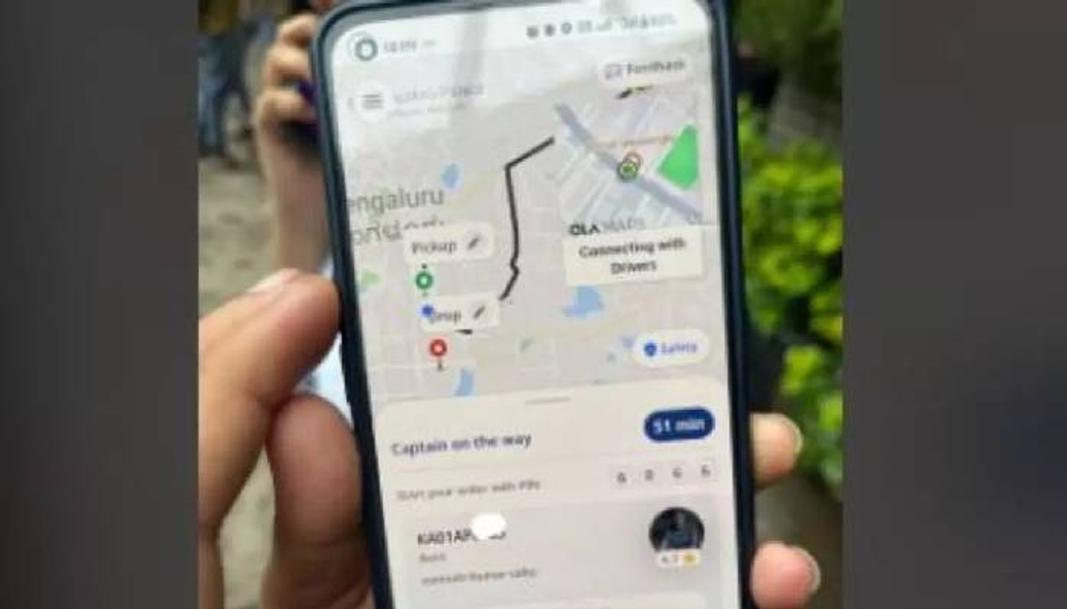 man book ola then says walking is better in Bengaluru