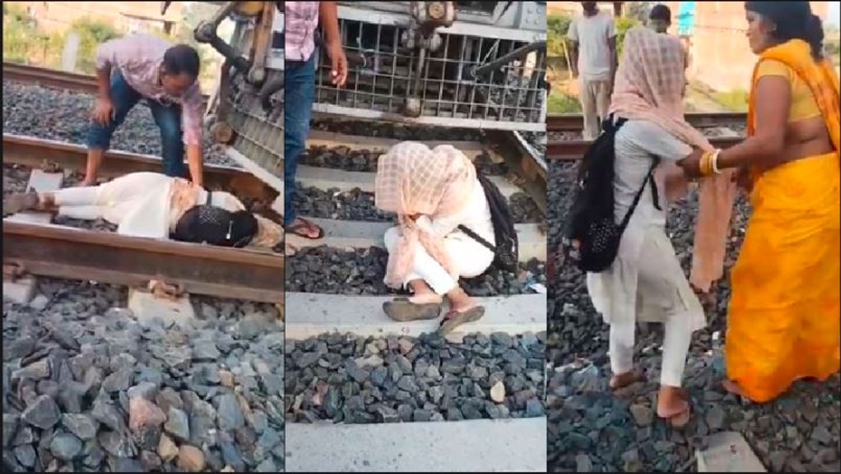 She came to die fell asleep on the railway track Loco pilots punctuality saved her life in Bihar akb