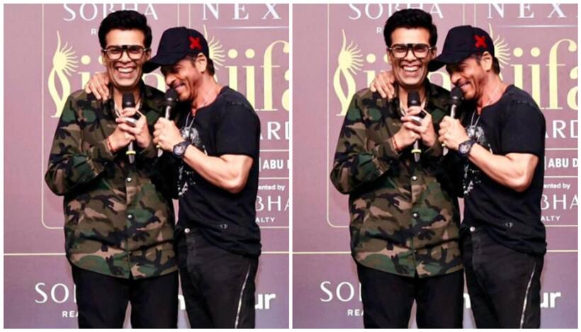 'Love you bhai...', Karan Johar shares photos with Shah Rukh Khan from IIFA; calls him 'family'