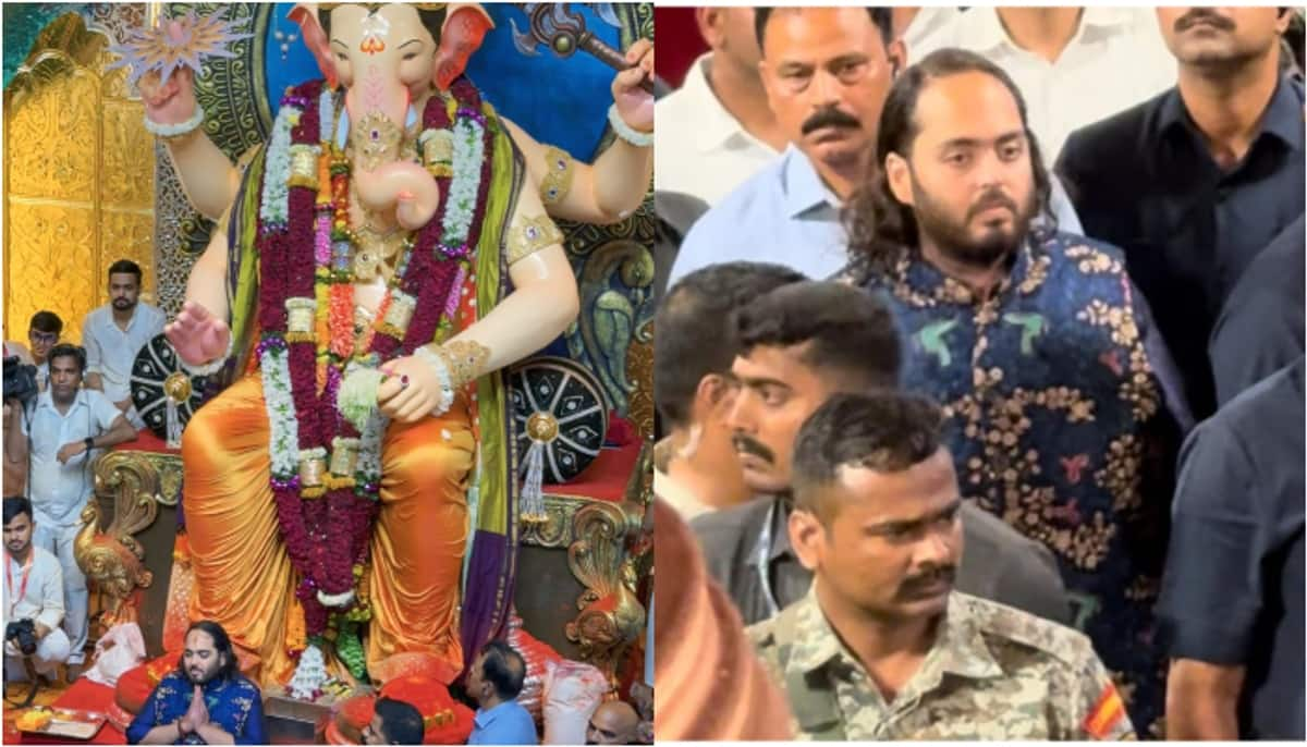 Ganesh Chaturthi 2024: Anant Ambani pays tribute to Lalbaugcha Raja; offers prayers [PHOTOS] ATG