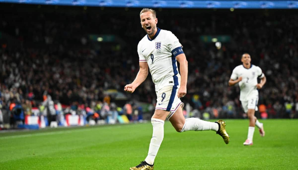 football UEFA Nations League 2024-25: Harry Kane scores twice in 100th appearance as England beat Finland 2-0 scr