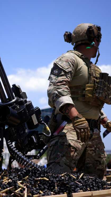 Powerful US Military Force