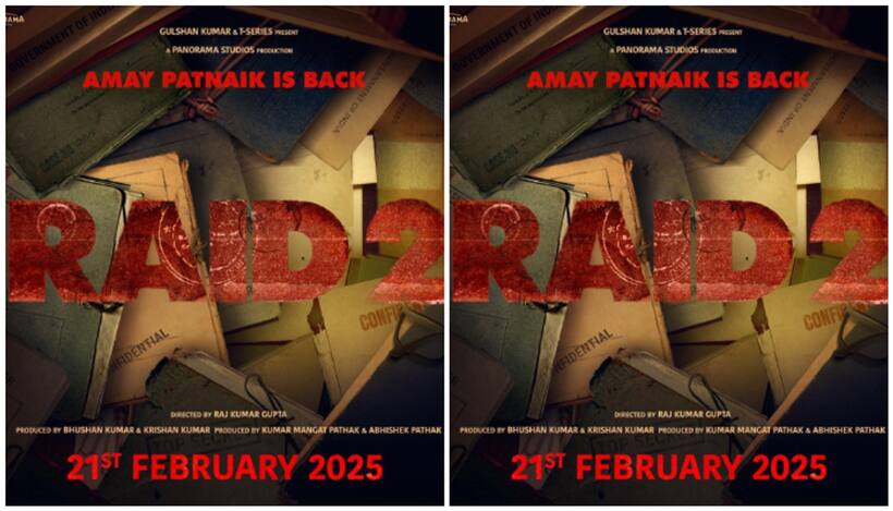 Raid 2: Ajay Devgn, Vaani Kapoor starrer to release on THIS date; new poster unveiled; see pics