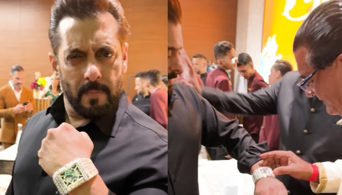 salman khan wearing a luxury watch worth 167 crores viral video