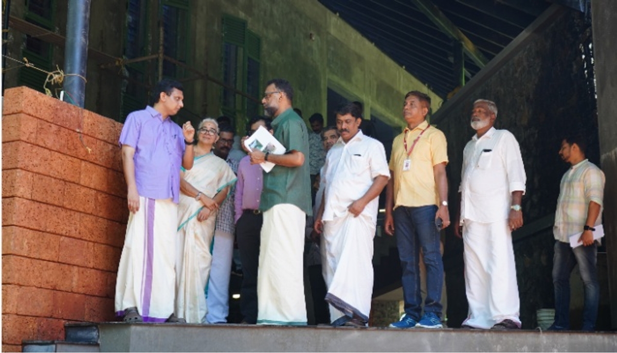 first phase of construction of vaikom muhammad basheer memorial nearing completion on Beypore