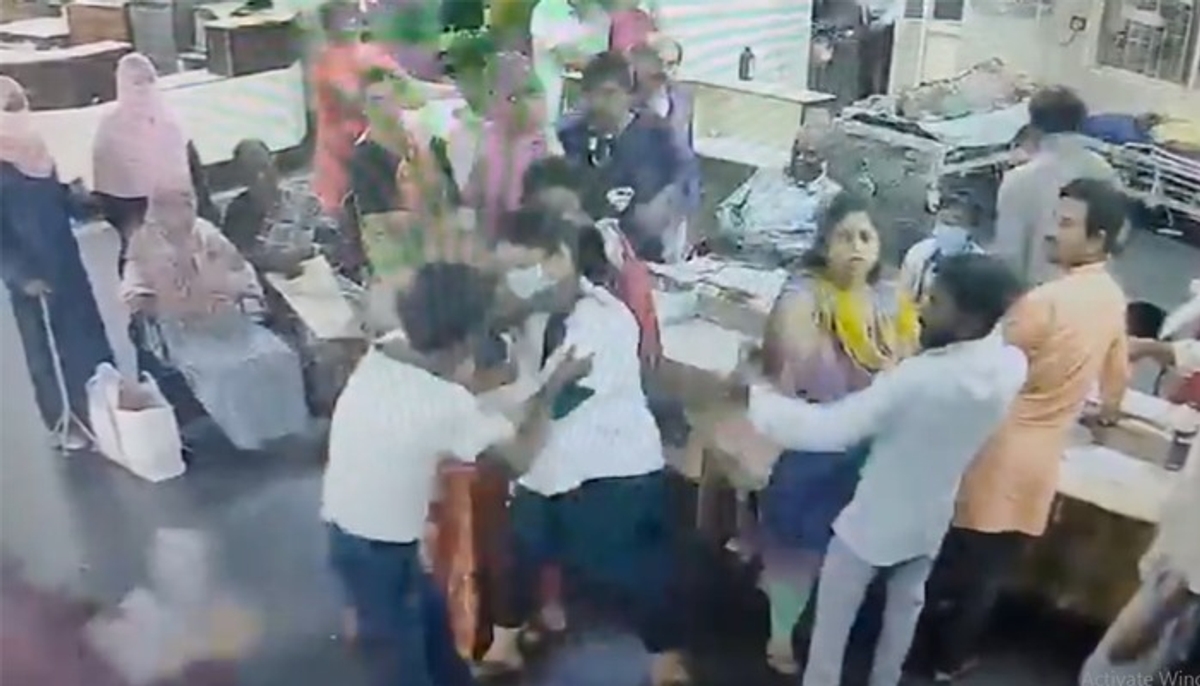 Hyderabad SHOCKER Patient assaults junior female doctor at Gandhi Hospital; CCTV footage surfaces (WATCH) snt