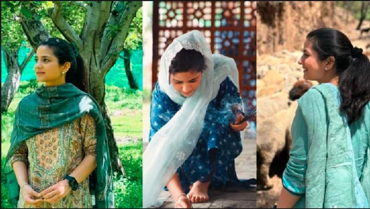 photos of Iltija Mufti daughter of former Kashmir CM Mehbooba Mufti who is contesting from Bijbehar in Jammu Kashmir Elections akb