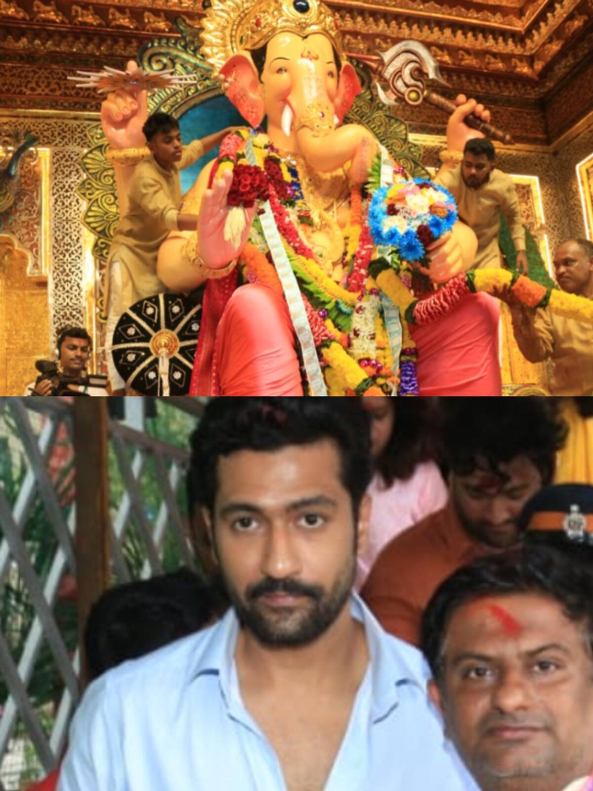 Ganesh Chaturthi 2024: Vicky Kaushal visits Lalbaugcha Raja [PHOTOS] ATG