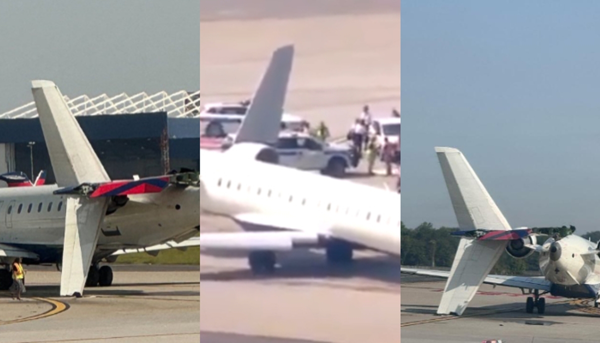 two Delta planes collided on taxiway at atlanta airport 