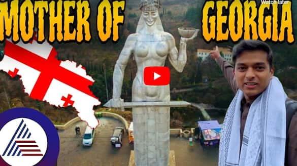 Dr Bro Gagan about Mother of Georgia as known Kartlis Deda  in Georgias capital Tbilisi suc