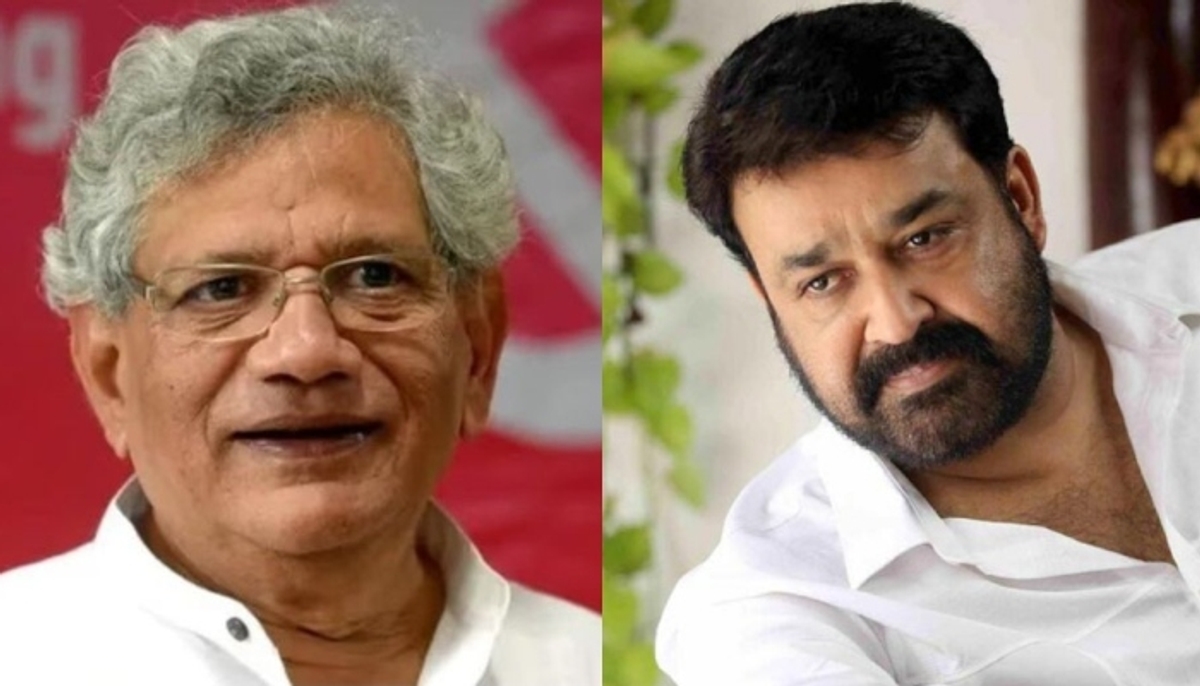 actor mohanlal tribute to cpm general secretary sitaram yechury 