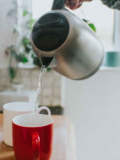 Hot water