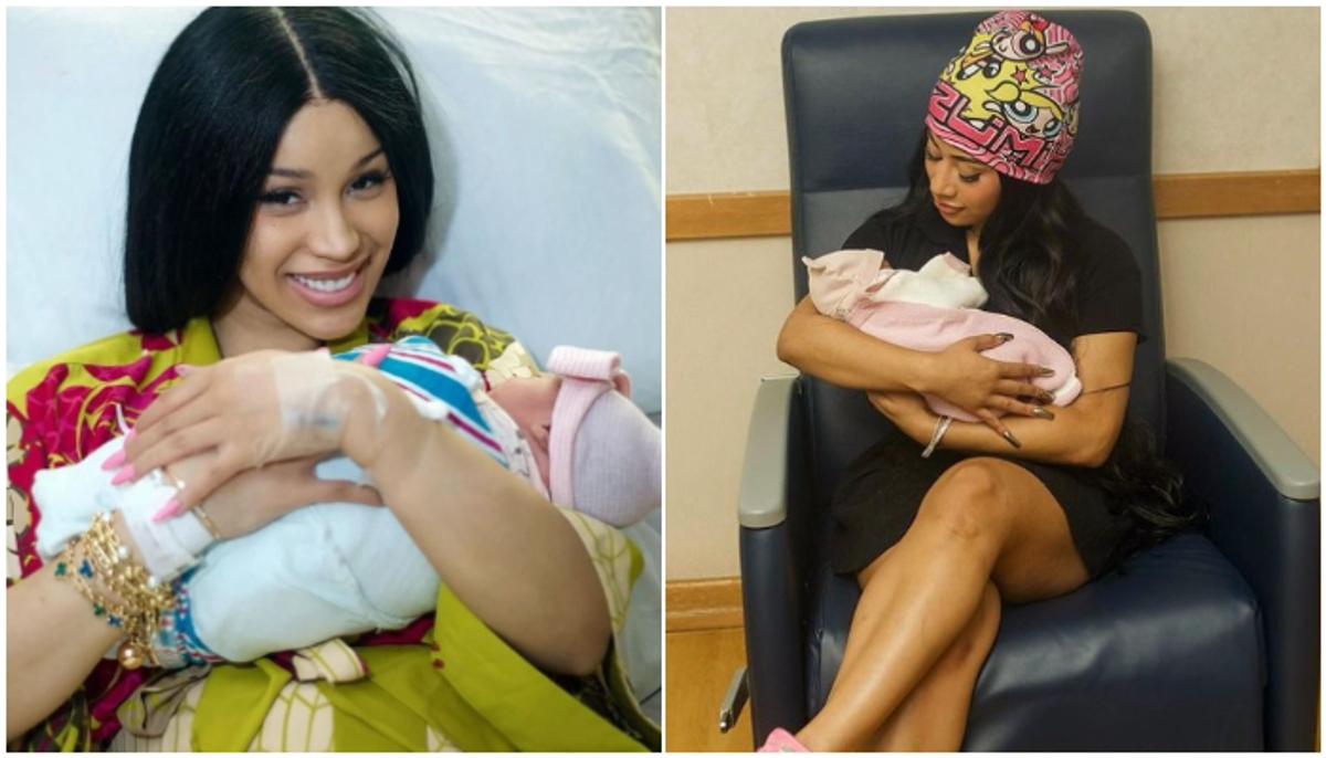 Prettiest lil thing....', Cardi B welcomes baby girl a month after divorce; check first pics [PICTURES] ATG