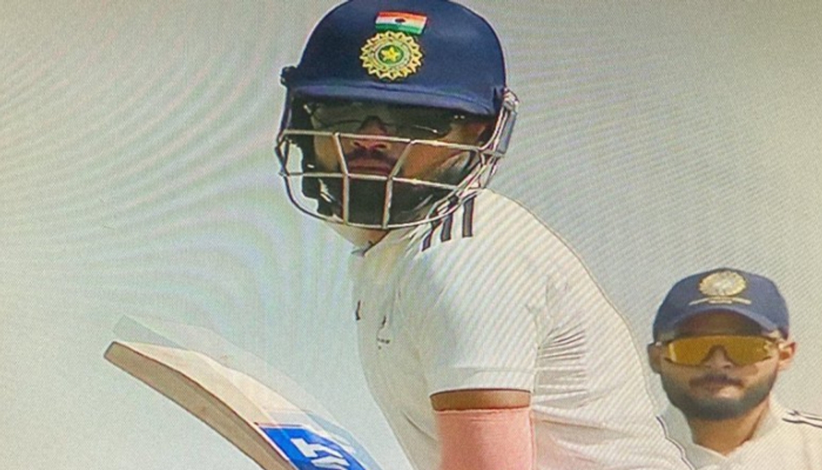 Shreyas Iyer Comes Out To Bat Wearing Sunglasses, out for a duck, fans make meme fest