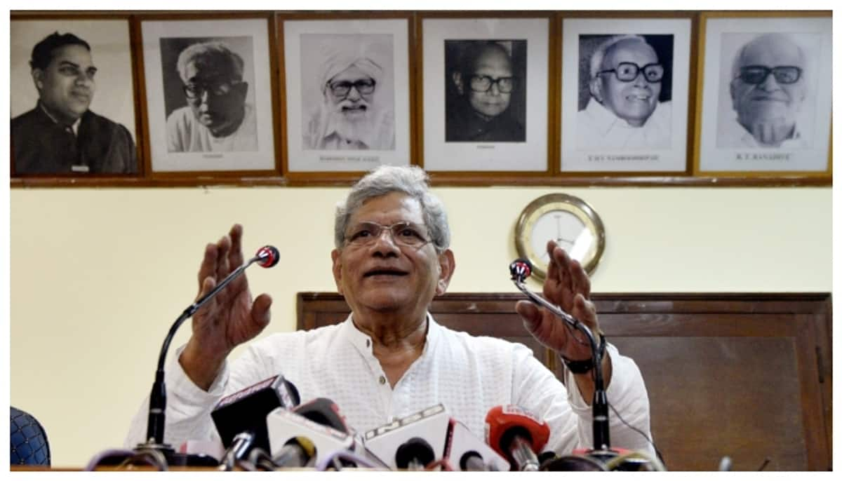 Indian and international political conditions that Sitaram Yechury went through 