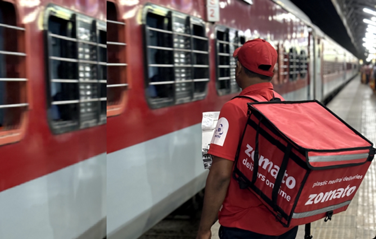 Zomato extend food delivers directly to train coach with help of IRCTC partnership ckm