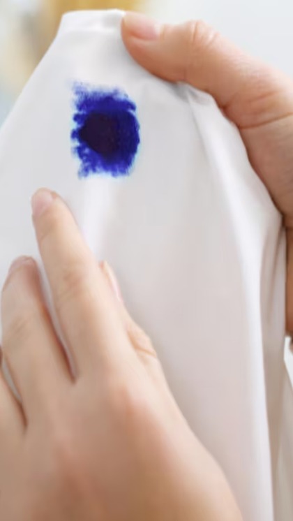 How to remove ink stains from clothes