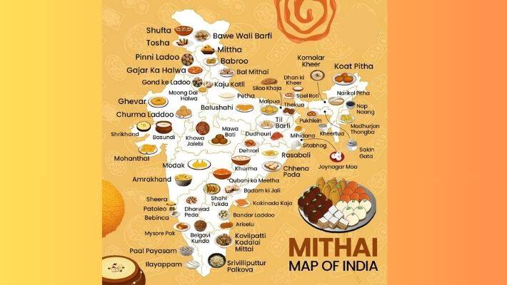 mithai map of india know about these sweets