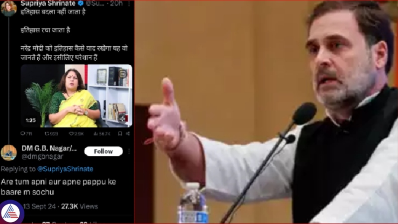 uttara pradesh district magistrate calls rahul gandhi puppu on x rav