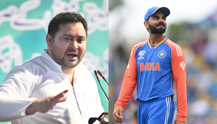 'Virat Kohli played under my captaincy': Tejashwi Yadav stuns everyone, Internet reacts (WATCH) shk