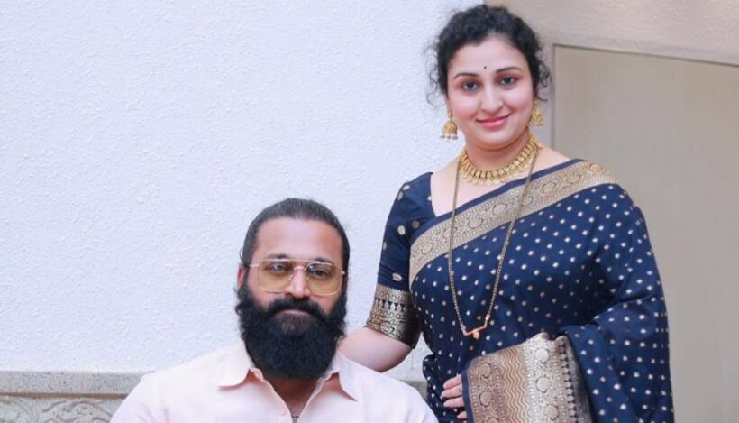 Rishab Shetty and Wife Pragathi light up Onam with vibrant and joyous festive wishes!