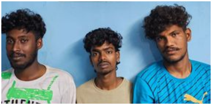 smuggled secretly through forest routes 3 arrested with ganja