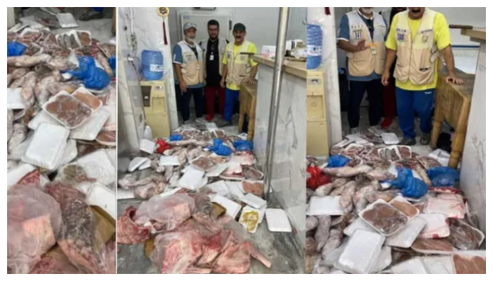 kuwait authorities seized 250 kilogram contaminated meat 