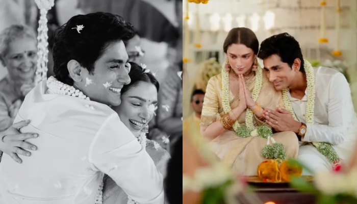 actress aditi rao hydari and actor siddharth got married