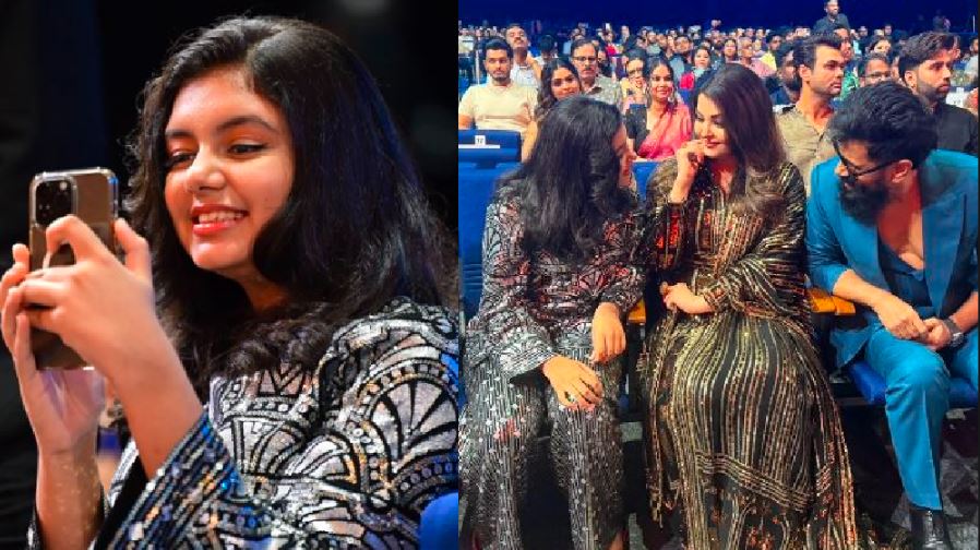 Aaradhya shines with mom Aishwarya Rai at the SIIMA Awards akb