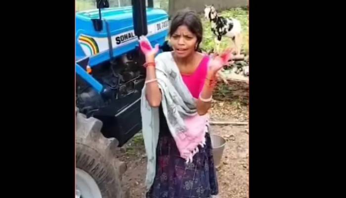 woman acted as goddess possessed in front of loan agents to save tractor