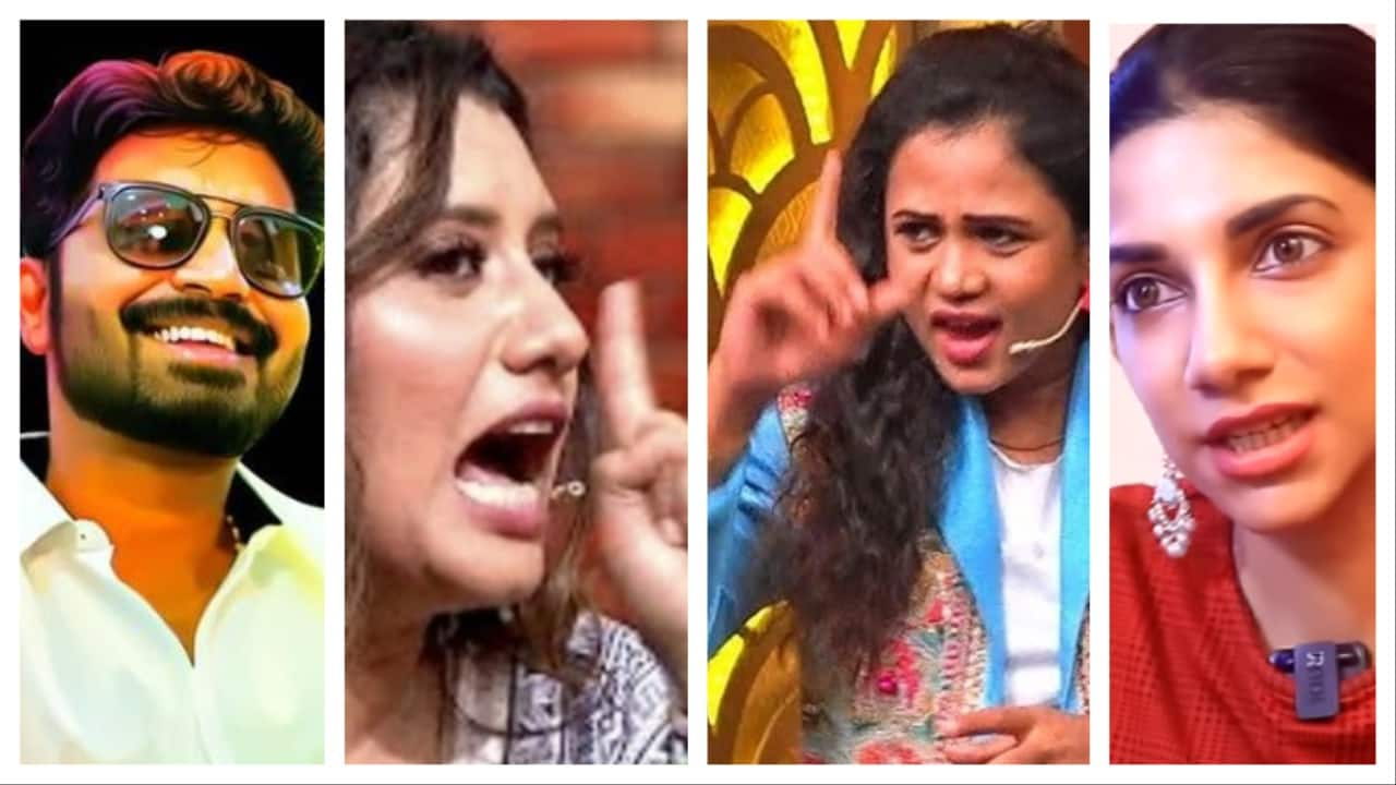 Manimegalai and Priyanka fight vijay tv anchor Makapa and Bhavana reaction mma