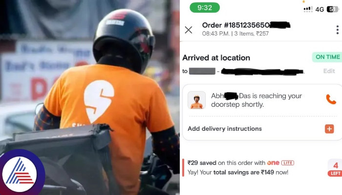 Hindi compulsory in Karnataka Woman complains about Swiggy delivery boy language sat