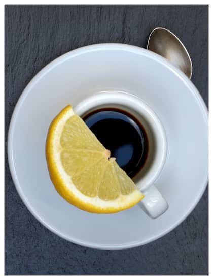 1. Benefits of adding lemon juice to black coffee: