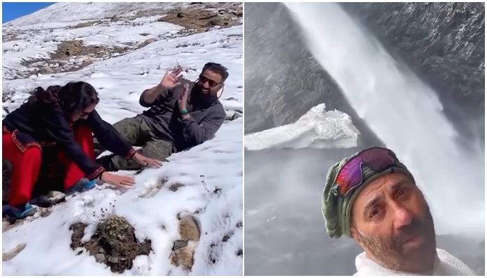 Sunny Deol shares vacation glimpses with family; enjoys jalebis in the snow - WATCH ATG