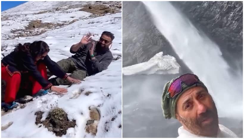 Sunny Deol shares vacation glimpses with family; enjoys jalebis in the snow   WATCH