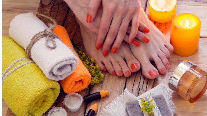 How can I whiten my dark feet fast?