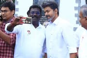 TVK leader Thalapathy vijay paid respect for periyar DMK worker took selfie ans