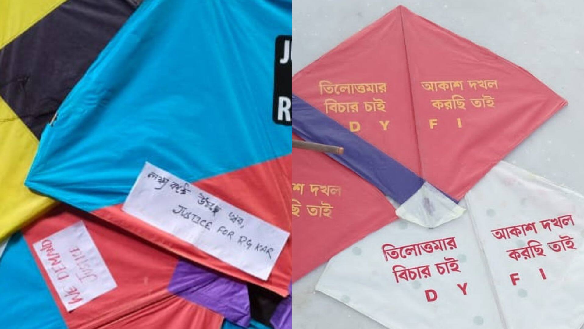 KITES FOR RG KAR PROTEST