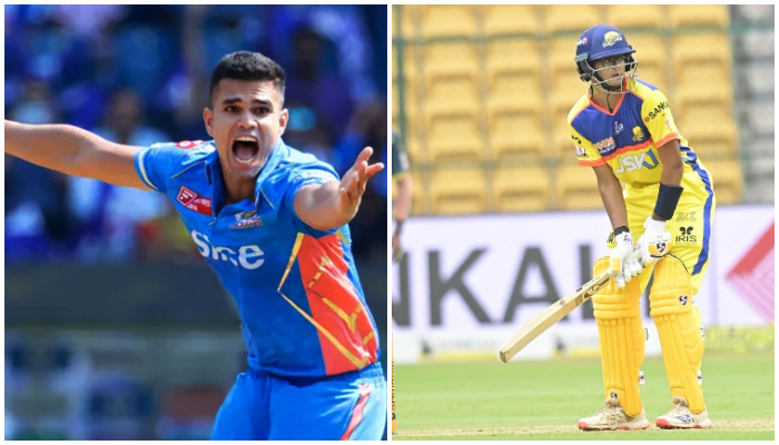 samit dravid vs arjun tendulkar who performs better in same tournament