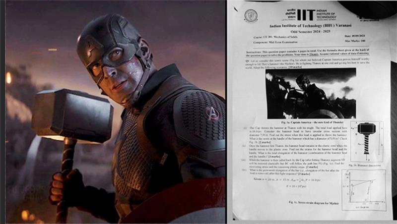 EPIC! Captain America vs Thanos fight scene in 'Avengers: Endgame' appears on IIT Varanasi exam, stuns students shk