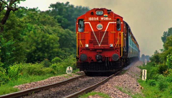 Train hit an iron rail piece placed on a railway track in Gujarat police doubt Another Derailment Bid